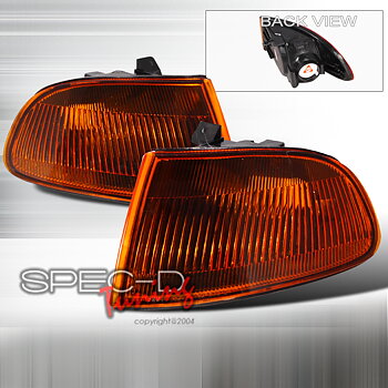 HONDA CIVIC 92-95 2/3D JDM-VISION SMOKE AMBER CORNERS [SR]