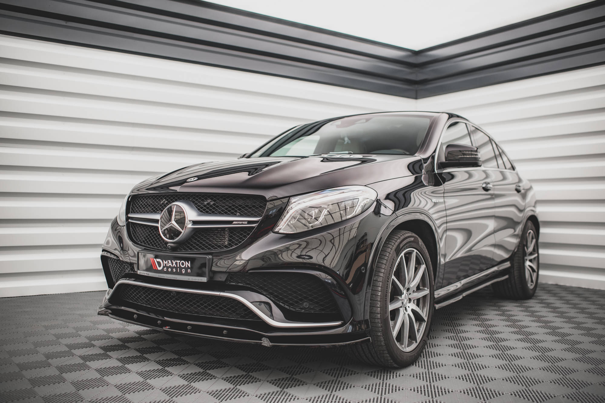 Front Splitter V.1 Mercedes GLE Coupe 63AMG C292 (2015-2019) - 3