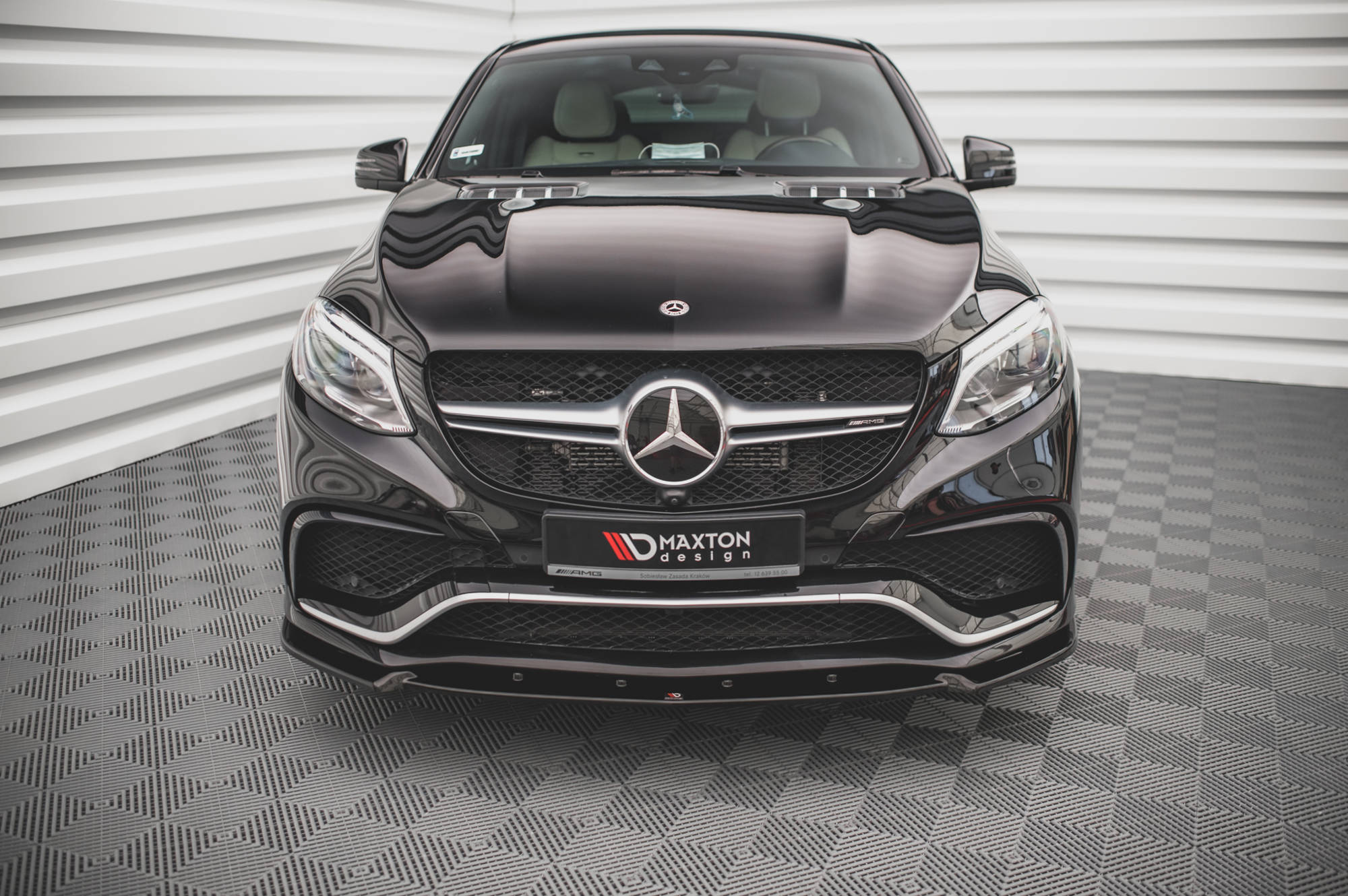 Front Splitter V.1 Mercedes GLE Coupe 63AMG C292 (2015-2019) - 2
