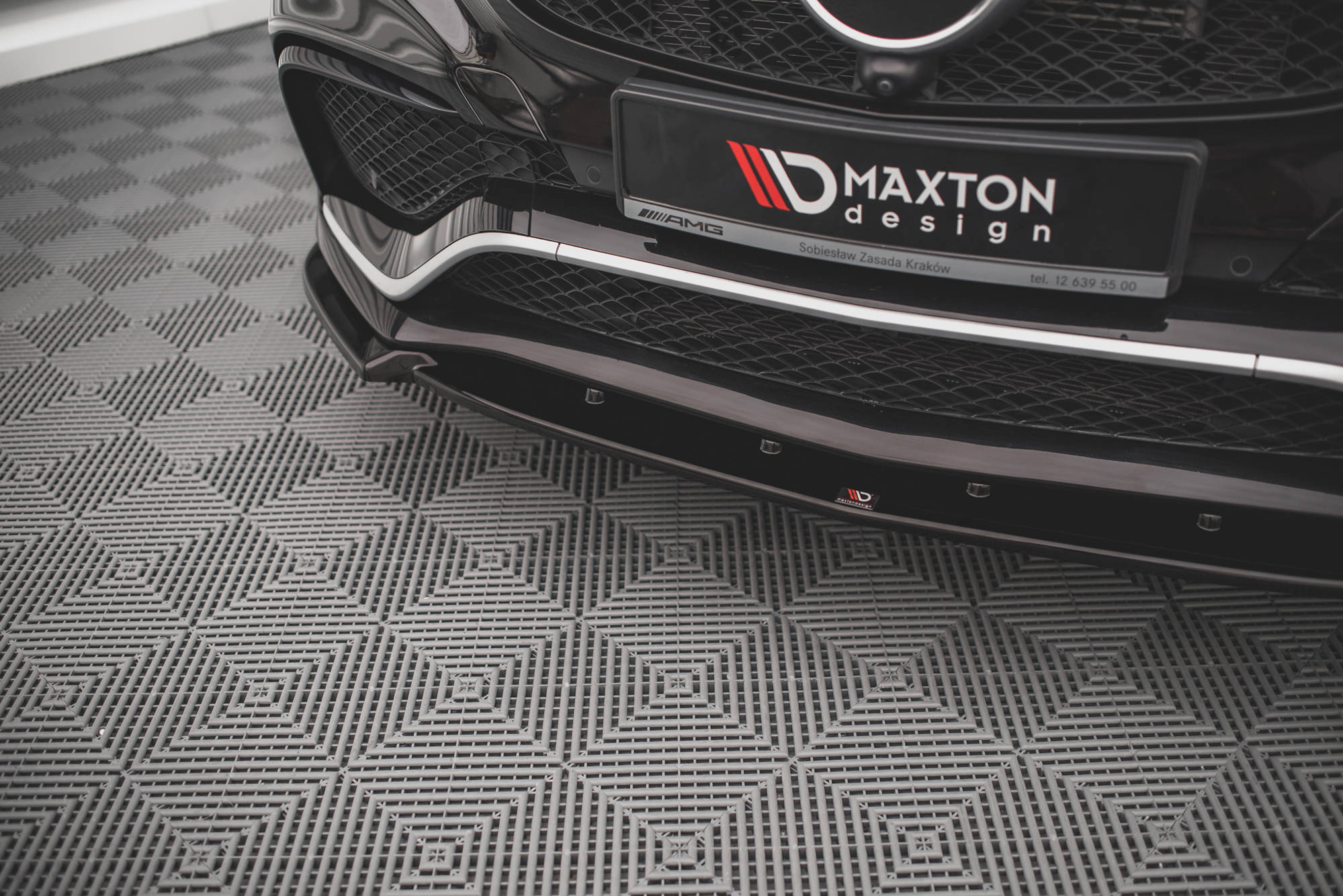 Front Splitter V.1 Mercedes GLE Coupe 63AMG C292 (2015-2019) - 4