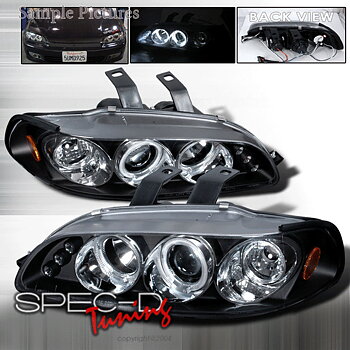 HONDA CIVIC 92-95 2/3D LED PROJEKTOR STRÅLKASTARE SVARTA [JY]