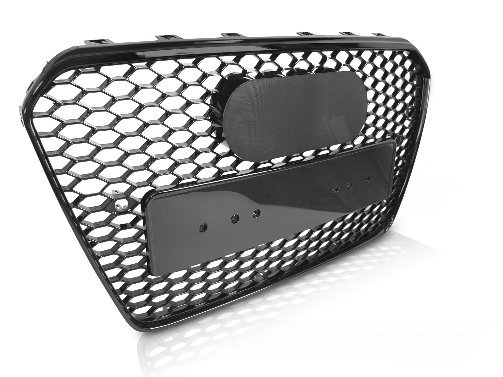 GRILL SPORT BLANK SVART PDC TILL AUDI A5 8T 8F 2011-2016