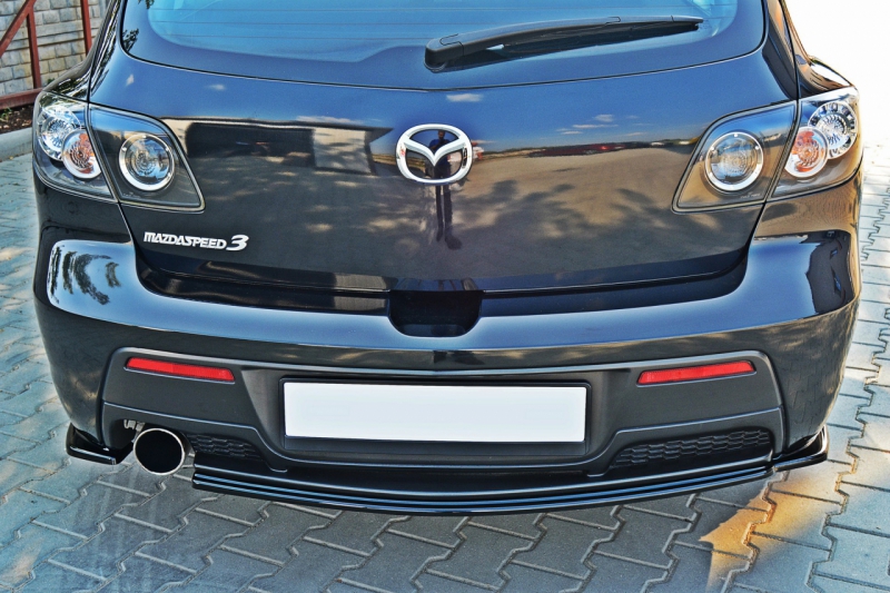 REAR SIDE SPLITTERS MAZDA 3 MPS MK1 (PREFACE) - 3