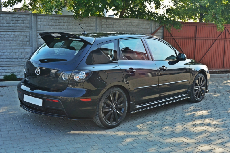 REAR SIDE SPLITTERS MAZDA 3 MPS MK1 (PREFACE) - 2