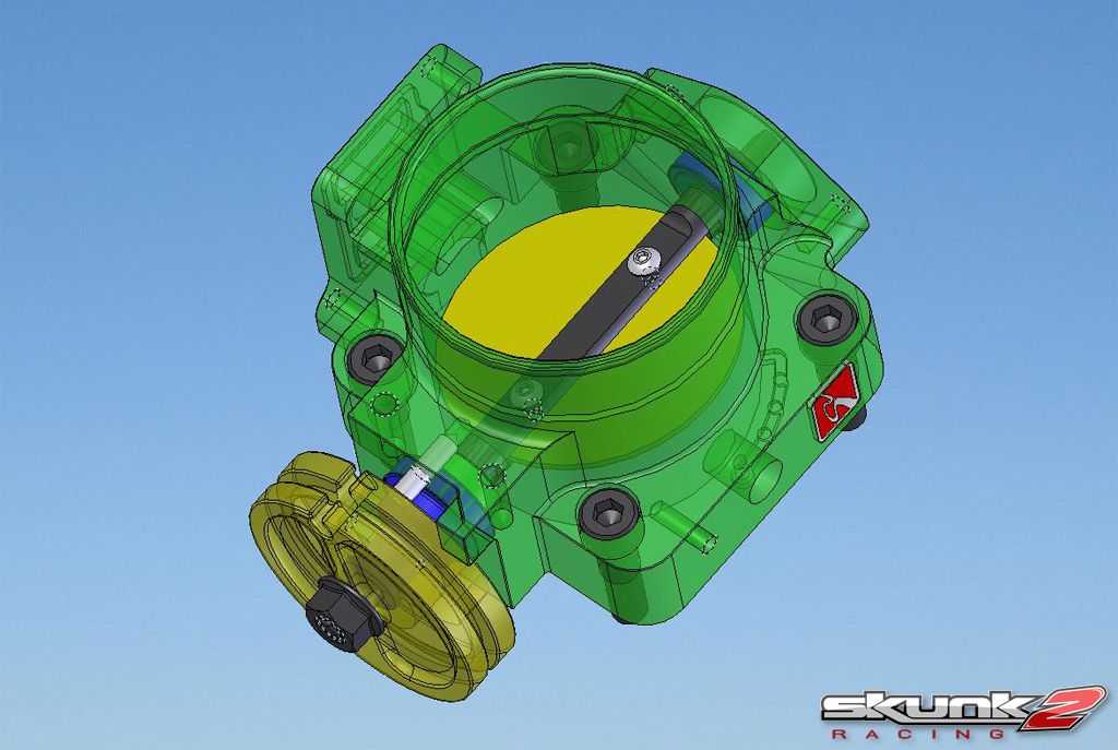 HONDA K-SERIES ENGINES 70MM PRO BILLET THROTTLE BODY SKUNK2 - 3