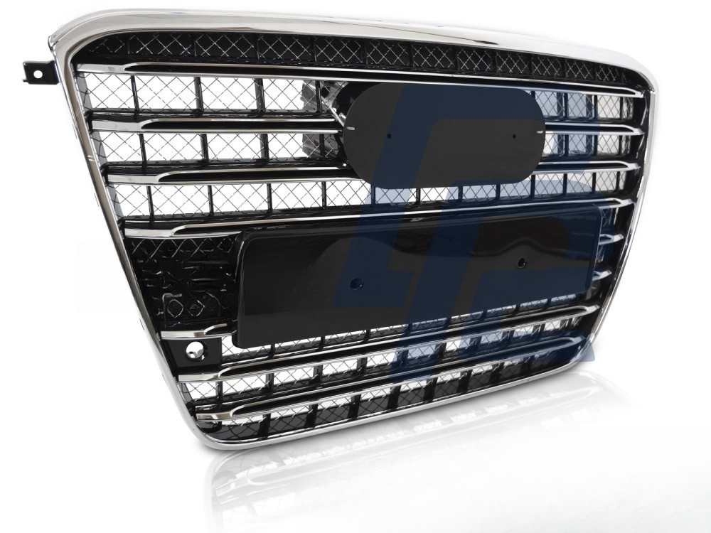 Grille Sport Black/Chrome PDC for Audi A8 D4 2009–2013 - 2