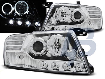 HEADLIGHTS MITSUBISHI ECLIPSE D50 00-05 BLACK