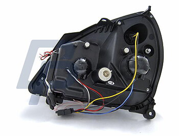HEADLIGHTS RENAULT CLIO II 06.01-09.05 ANGEL EYES CCFL BLACK