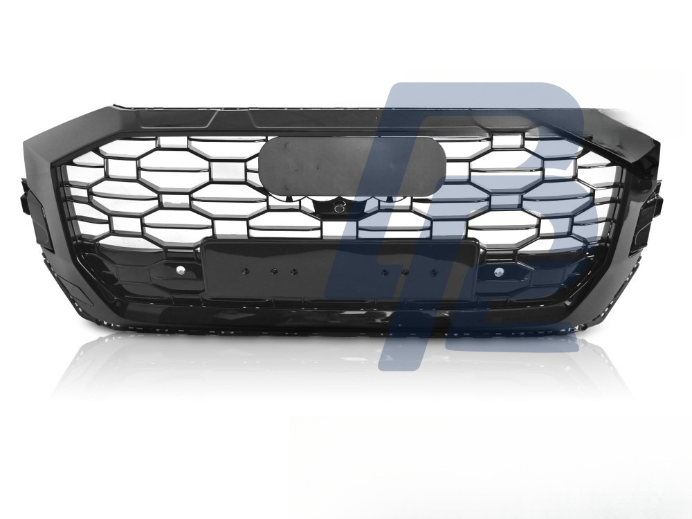 Grille Sport Style Gloss Black PDC for Audi Q8 2018–2023 - 4