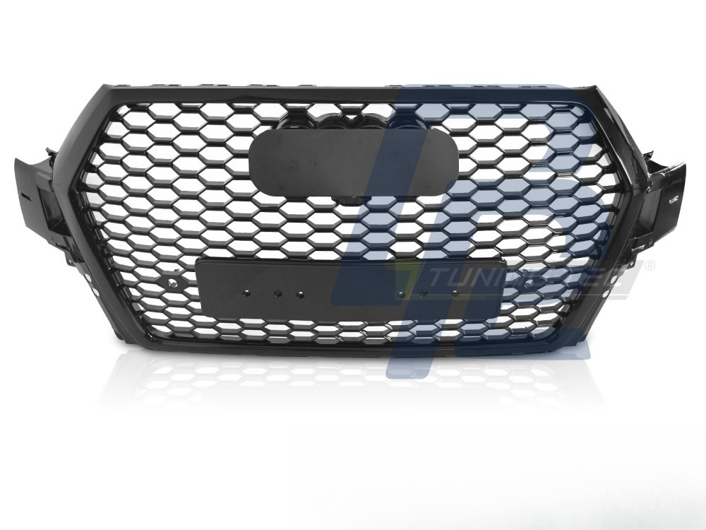 Grille Sport Style Gloss Black PDC for Audi Q7 4M 2015–2019 - 4