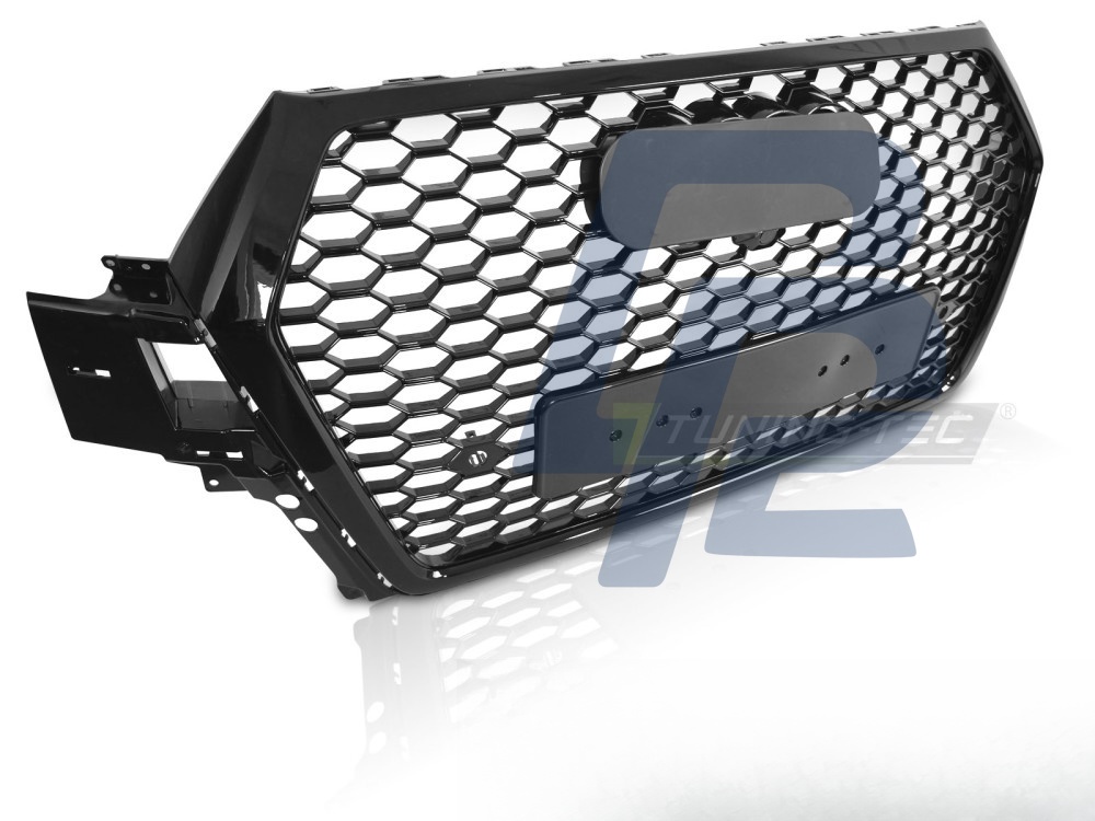 Grille Sport Style Gloss Black PDC for Audi Q7 4M 2015–2019 - 3