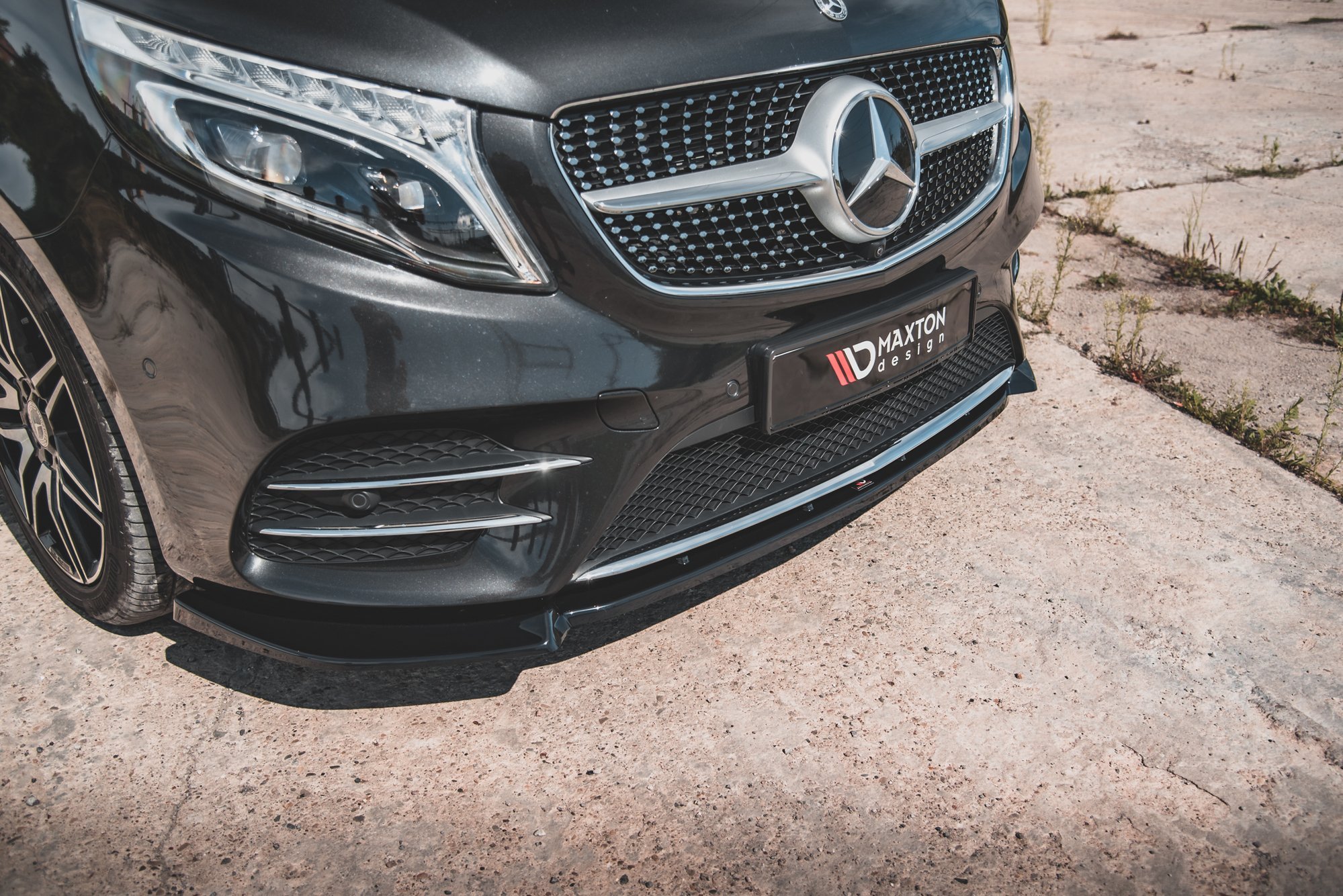 Front Splitter V.3 Mercedes-Benz V-Class AMG-Line W447 - 3