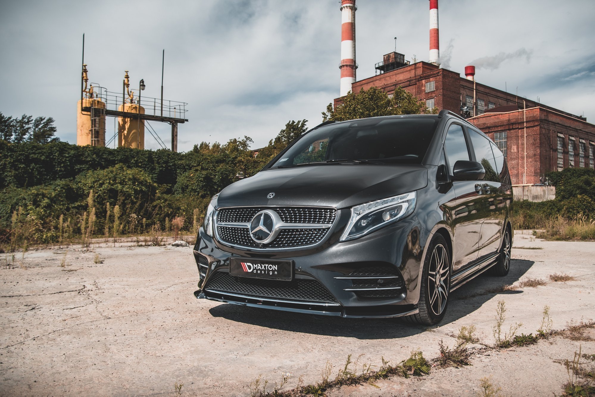 Front Splitter V.3 Mercedes-Benz V-Class AMG-Line W447 - 4