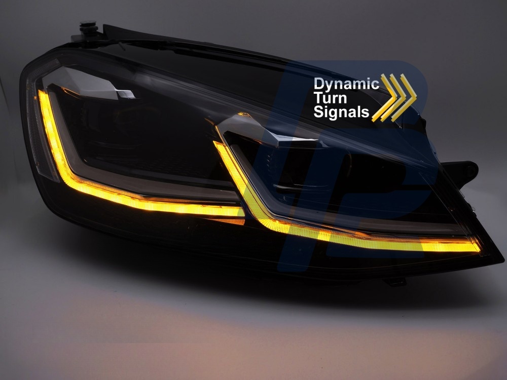Full LED Headlights Silver Line DRL for VW Golf 7 11.2012–2017 - 5
