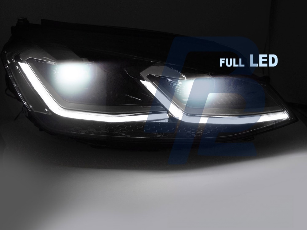 Full LED Headlights Silver Line DRL for VW Golf 7 11.2012–2017 - 4