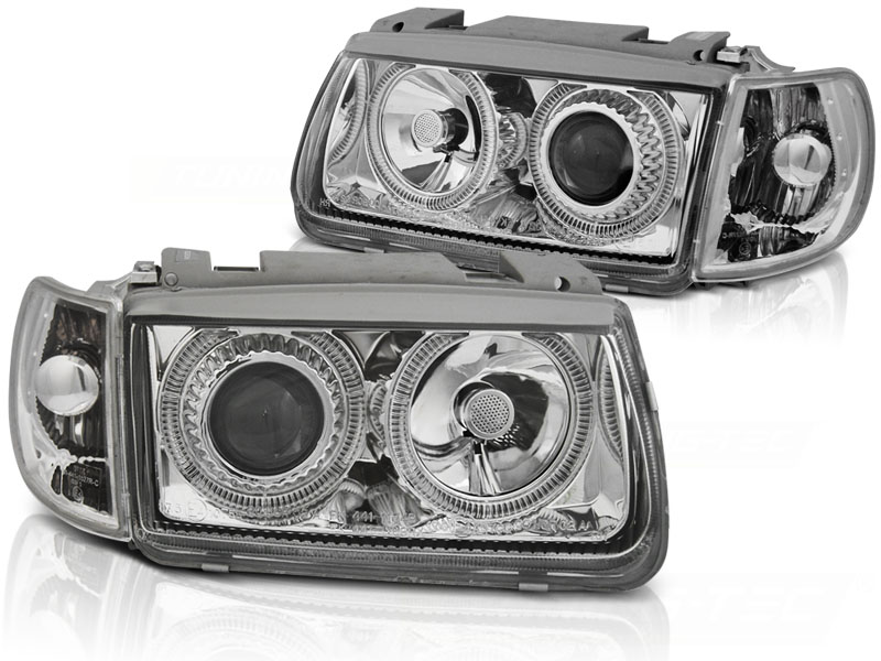 FULL-LED-STRÅLKASTARE SILVER LINE DRL TILL VW GOLF 7 2012-2017