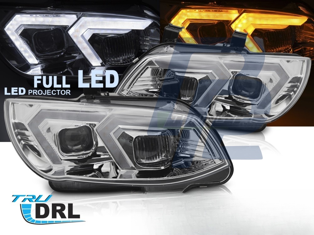 Full LED Headlights Chrome for BMW E92 / E93 LCI 2010–2013 - 2