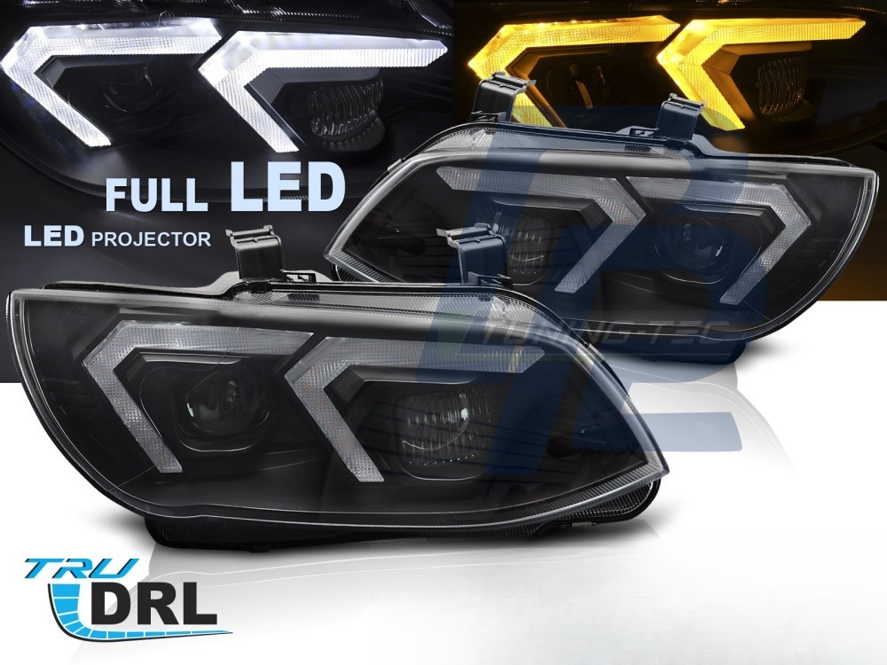Full LED Headlights Black for BMW E92 / E93 LCI 2010–2013 - 3