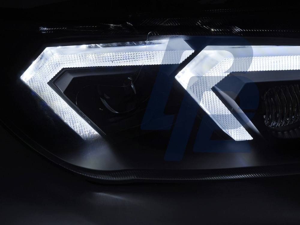 Full LED Headlights Black for BMW E92 / E93 LCI 2010–2013 - 2