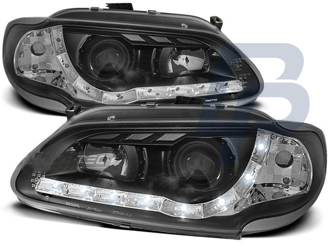 HEADLIGHTS RENAULT MEGANE/SCENIC 96-02.99 DAYLIGHT BLACK - 2