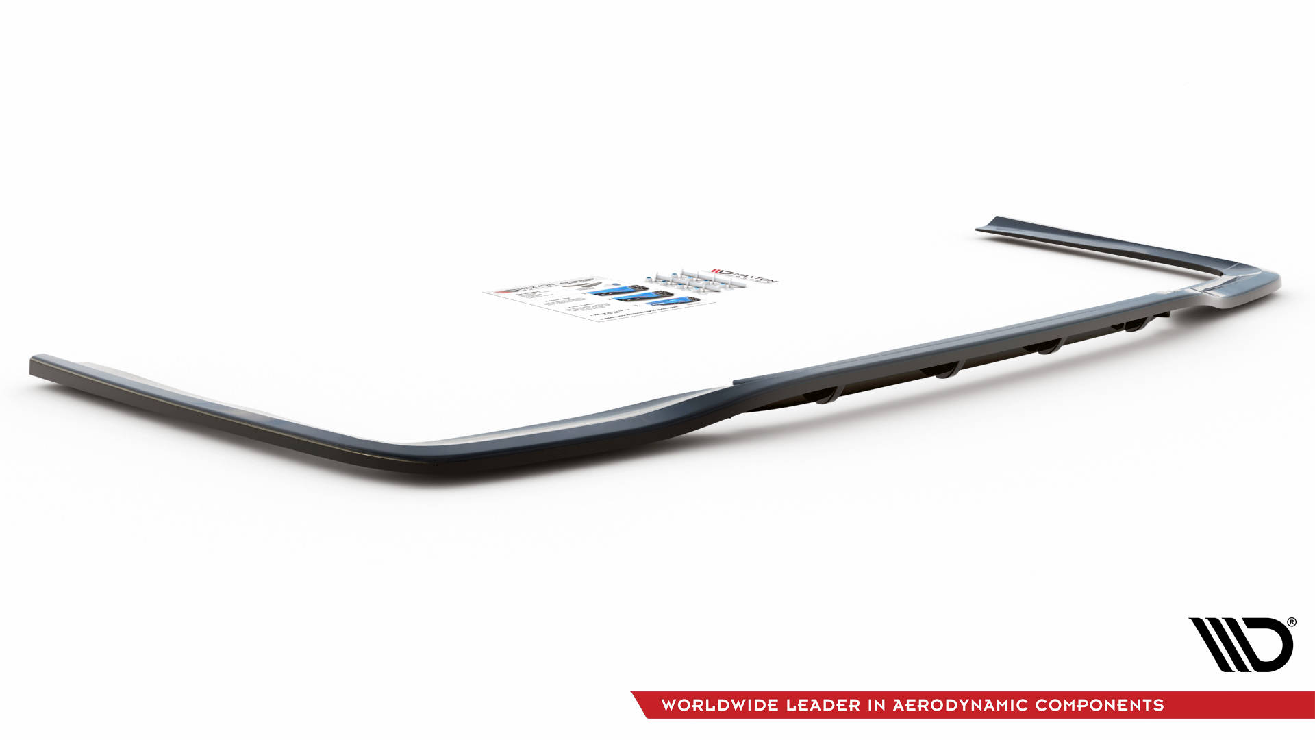 Central Rear Splitter (Vertical Bars) Mercedes E Amg-Line Sedan W212 Facelift (2012-2016) - 5