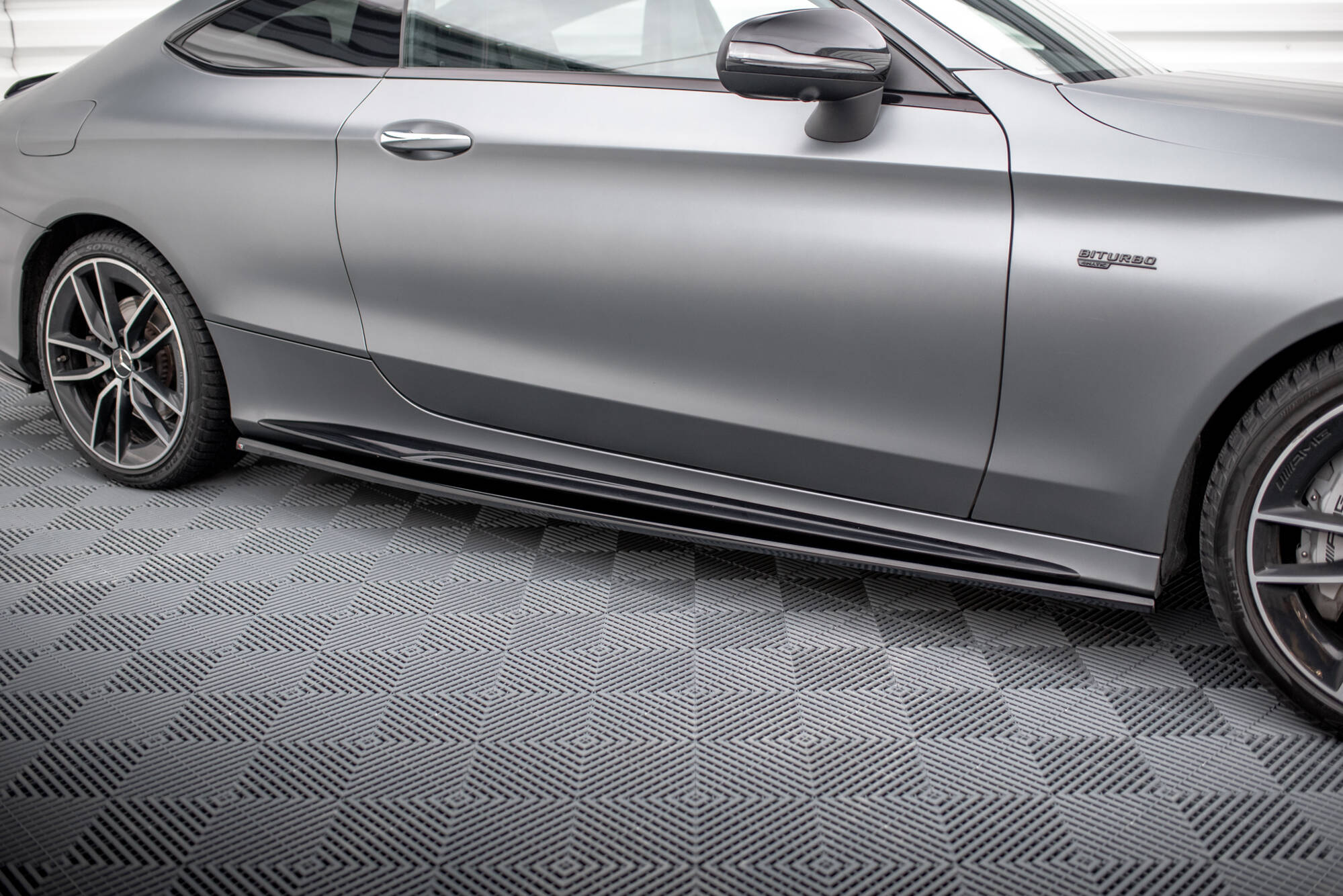 Side Skirts Diffusers Mercedes-AMG C43 Coupe C205 Facelift - 4