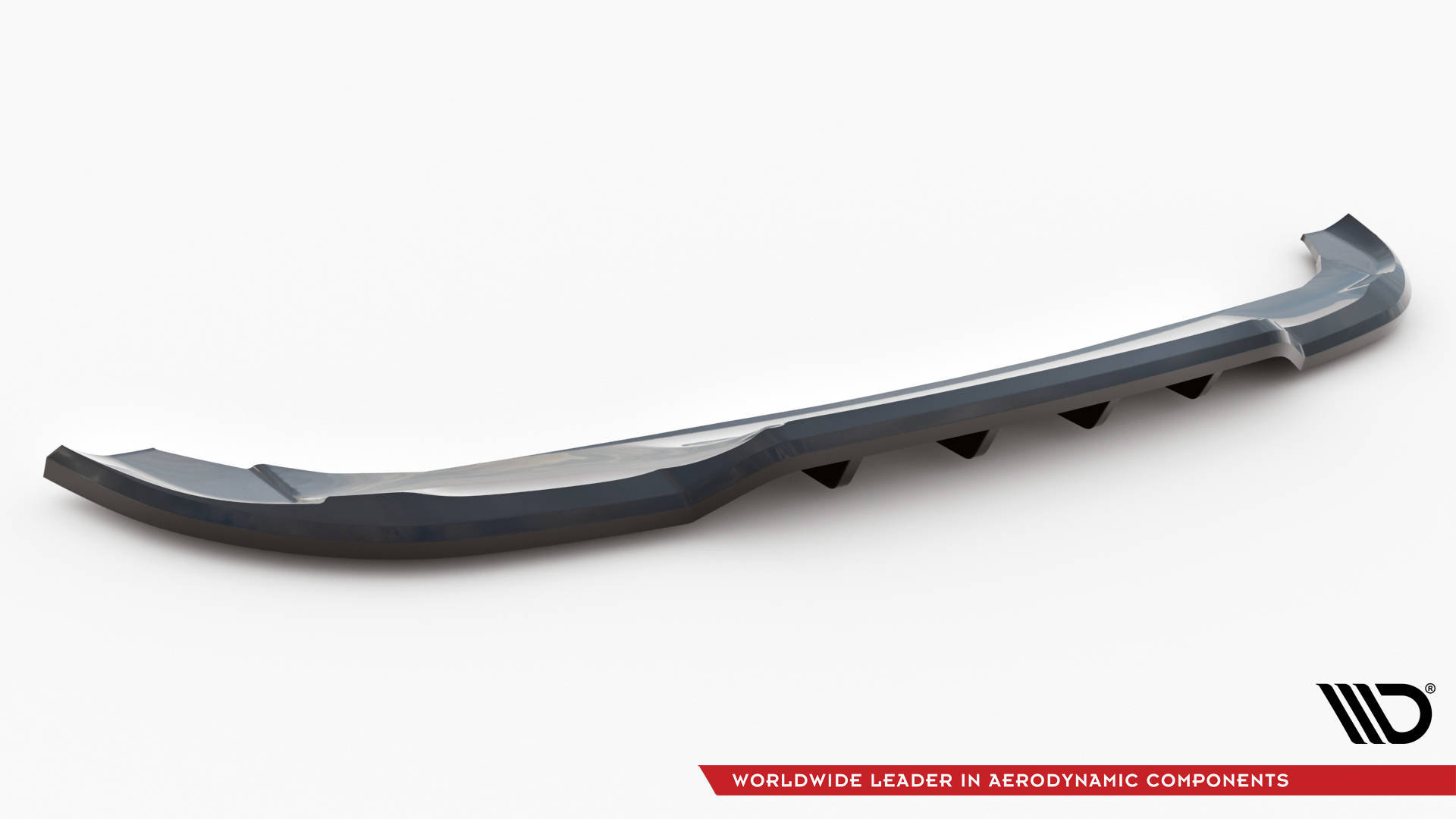 Central Rear Splitter (Vertical Bars) Mercedes-Benz A AMG-Line W176 Facelift - 6