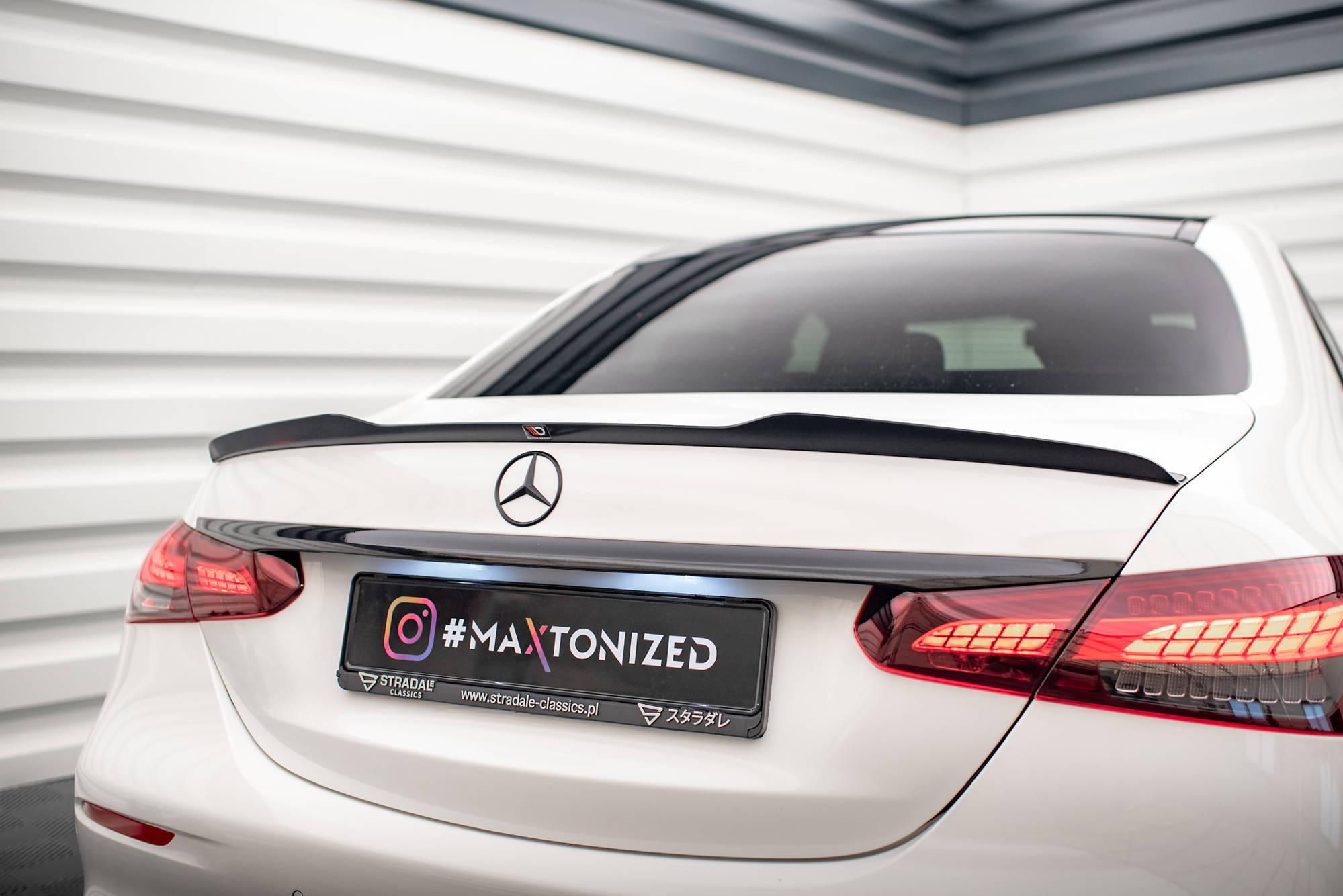 Spoiler CAP Mercedes E Sedan AMG Line W213 Facelift - 4