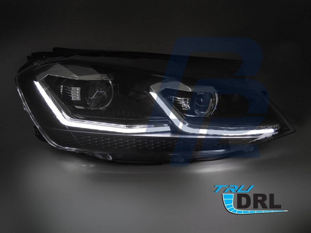 LED Headlights Silver Sequential DRL for VW Golf VII 2013–2017 - 3