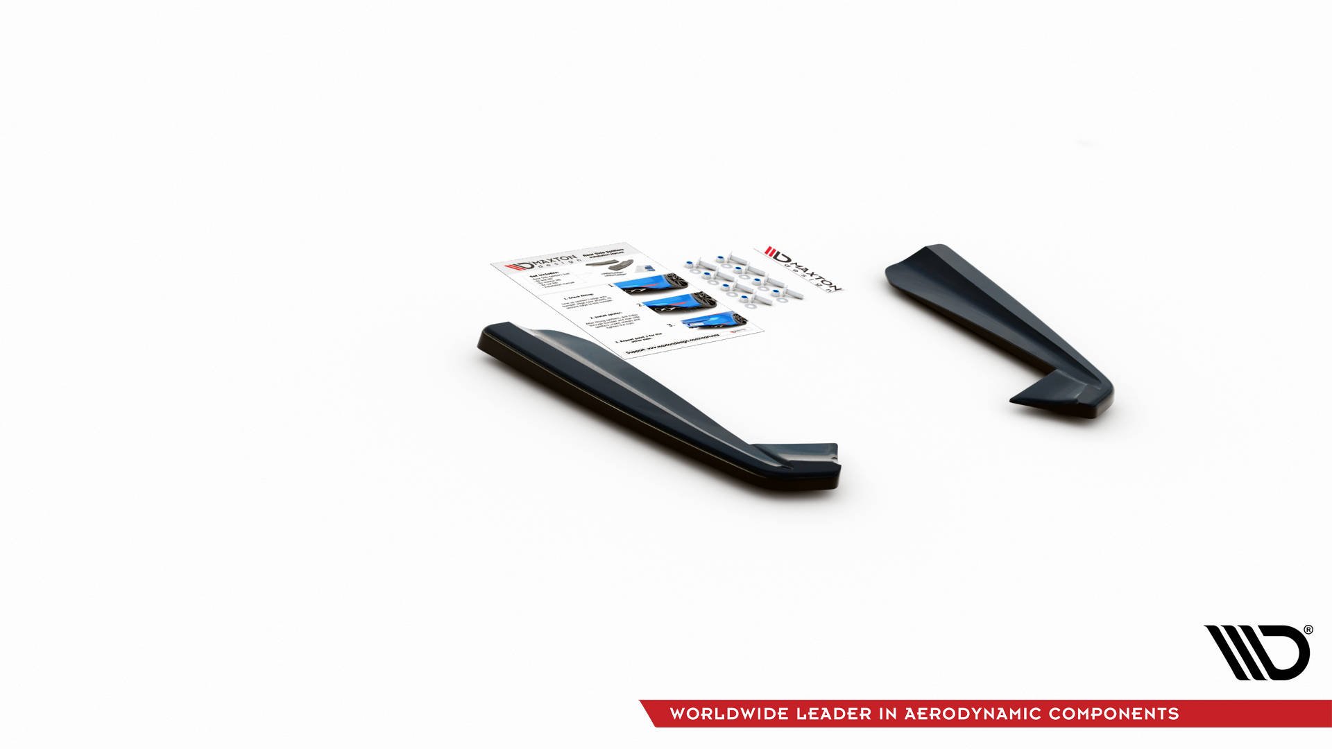 Rear Side Splitters Mercedes AMG GLE Coupe C167 - 2