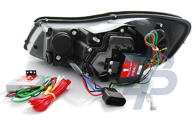 HEADLIGHTS SKODA OCTAVIA 09-12 DAYLIGHT CHROME DRL - 5