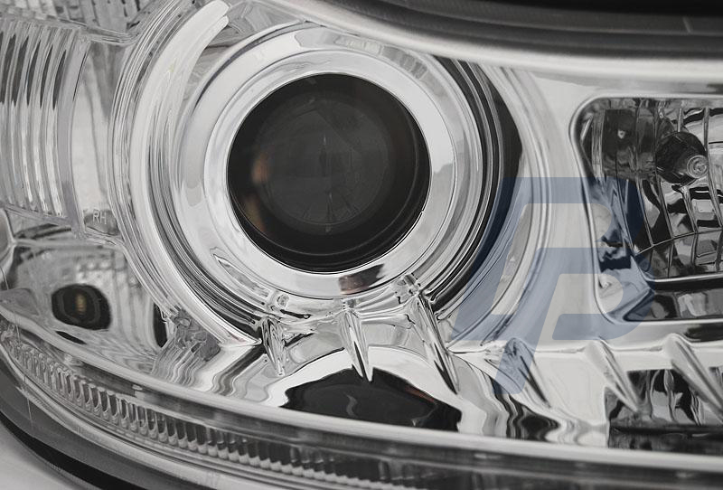HEADLIGHTS SKODA OCTAVIA 09-12 DAYLIGHT CHROME DRL - 2