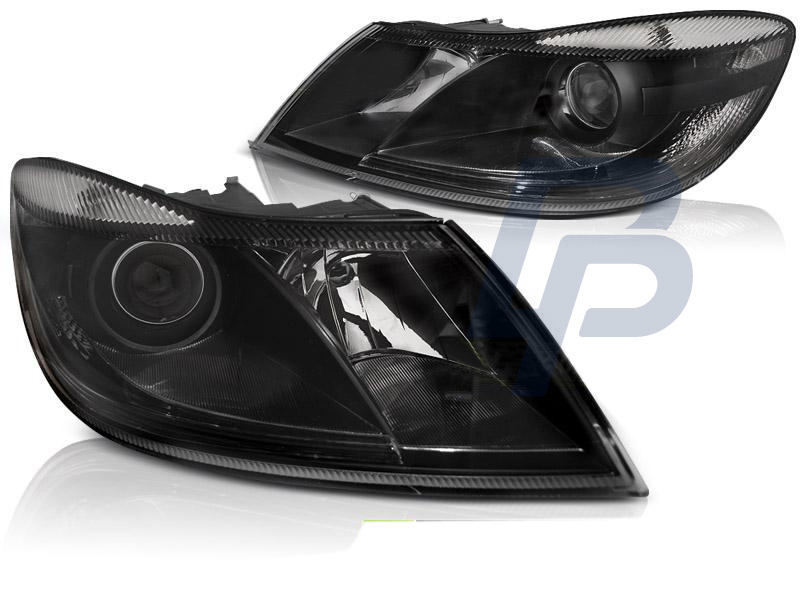 HEADLIGHTS SKODA OCTAVIA 09-12 BLACK - 3