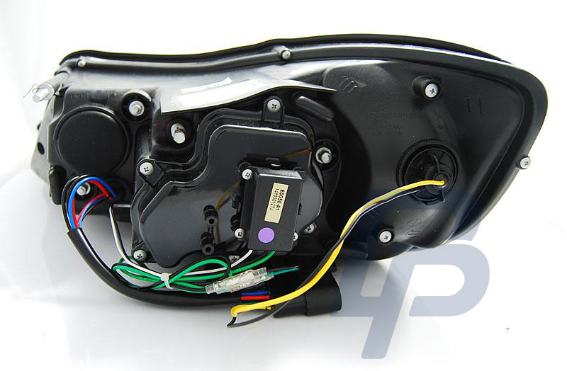 HEADLIGHTS SKODA OCTAVIA 09-12 DAYLIGHT BLACK - 3