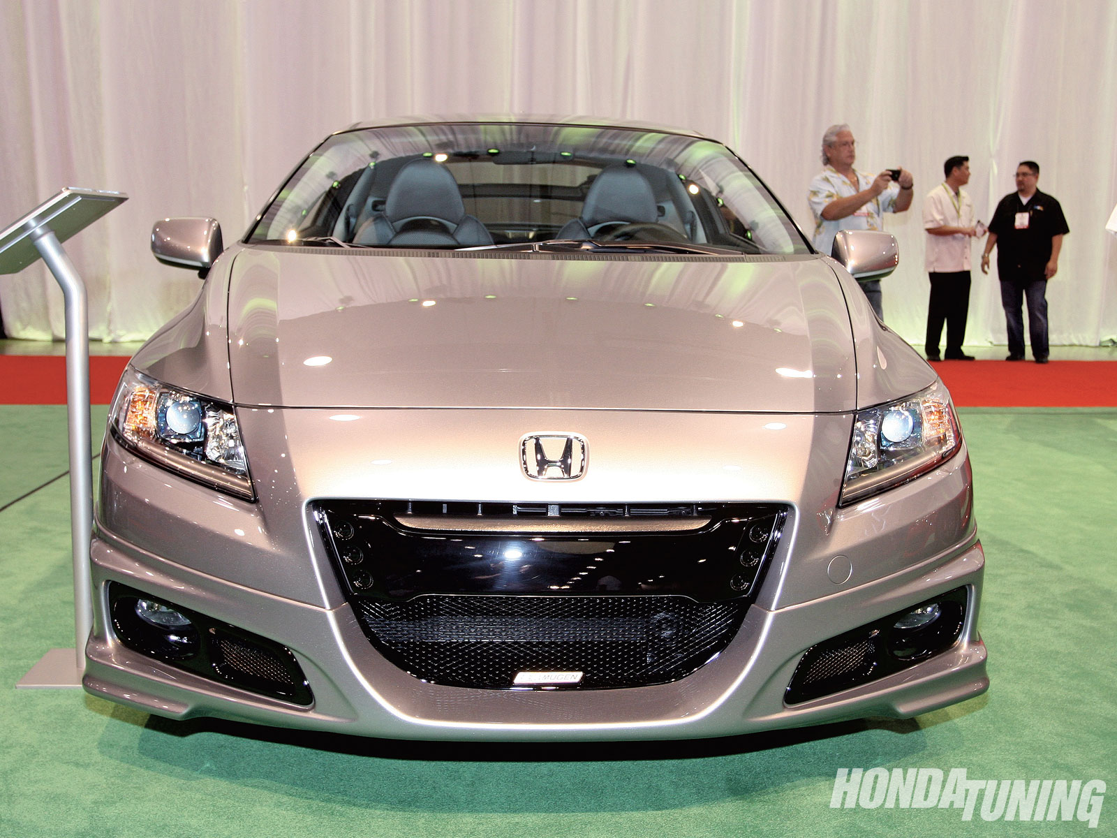 HONDA CRZ 10+ MUGEN STYLE ABS FRONT BUMPERLIP [SIX]