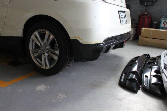 HONDA CRZ 10+ MUGEN STYLE ABS REAR BUMPERLIP [SIX] - 2