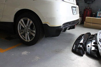 HONDA CRZ 10+ MUGEN STYLE ABS REAR BUMPERLIP [SIX]