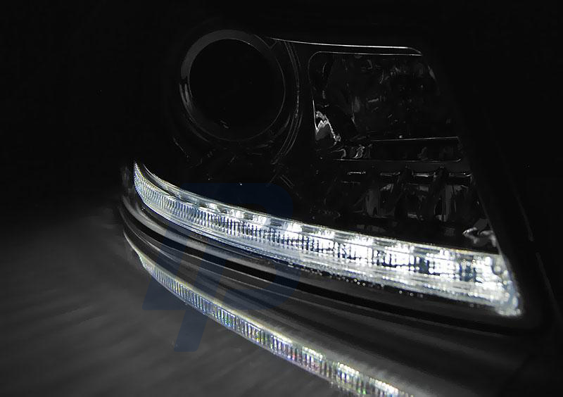 HEADLIGHTS SKODA OCTAVIA 09-12 DAYLIGHT CHROME - 4