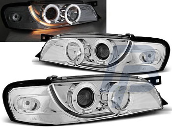 STRÅLKASTARE SUBARU IMPREZA 05.93-10.00 ANGEL EYES KROMADE