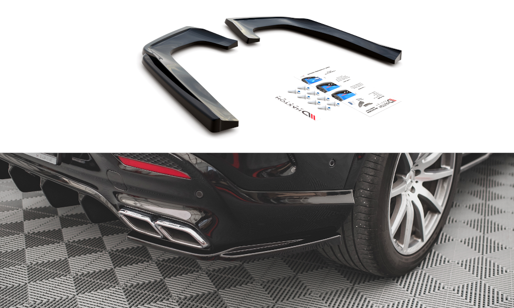 Rear Side Splitters V.1 Mercedes GLE Coupe 63AMG C292 (2015-2019)