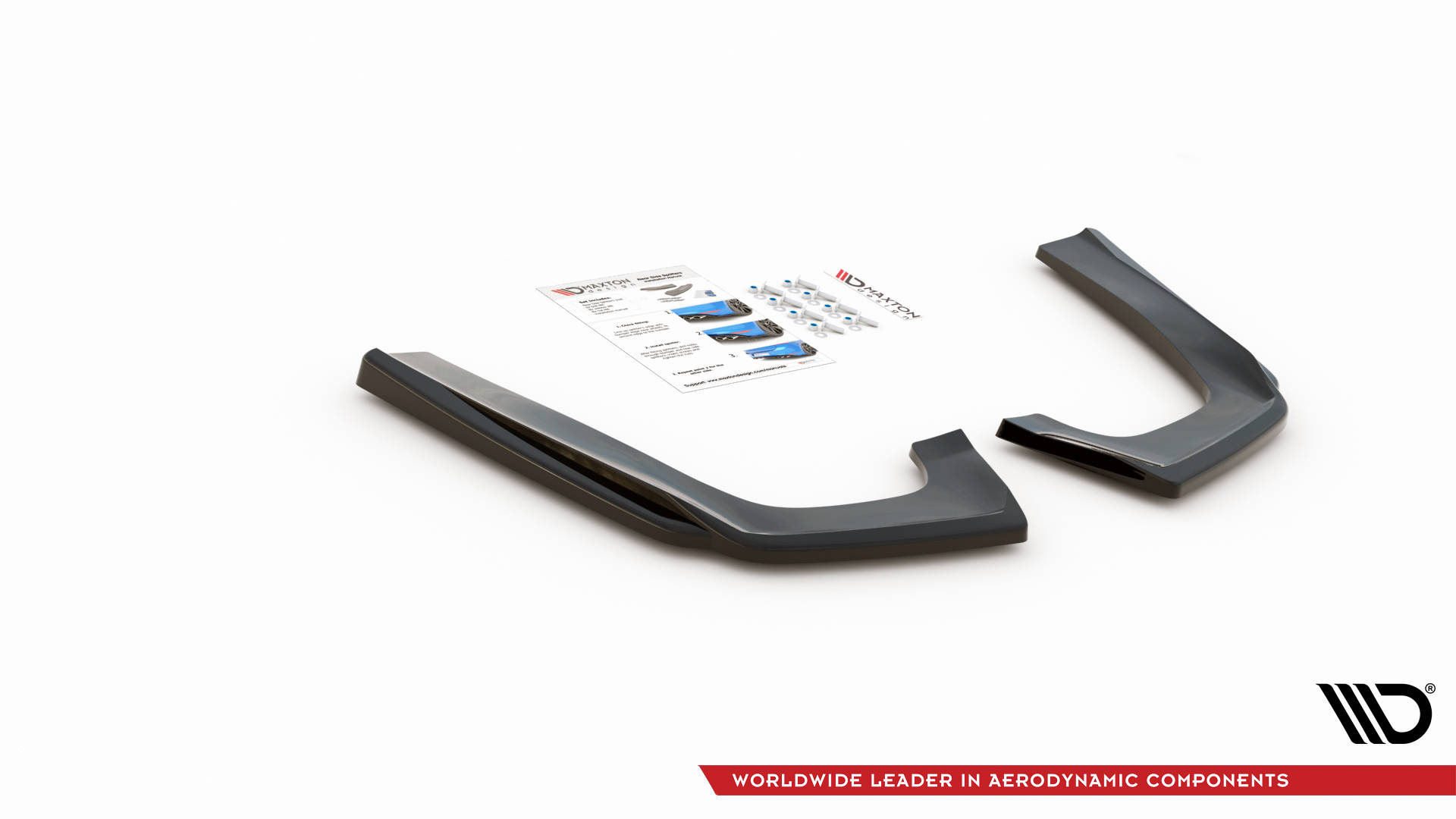 Rear Side Splitters V.1 Mercedes GLE Coupe 63AMG C292 (2015-2019) - 5
