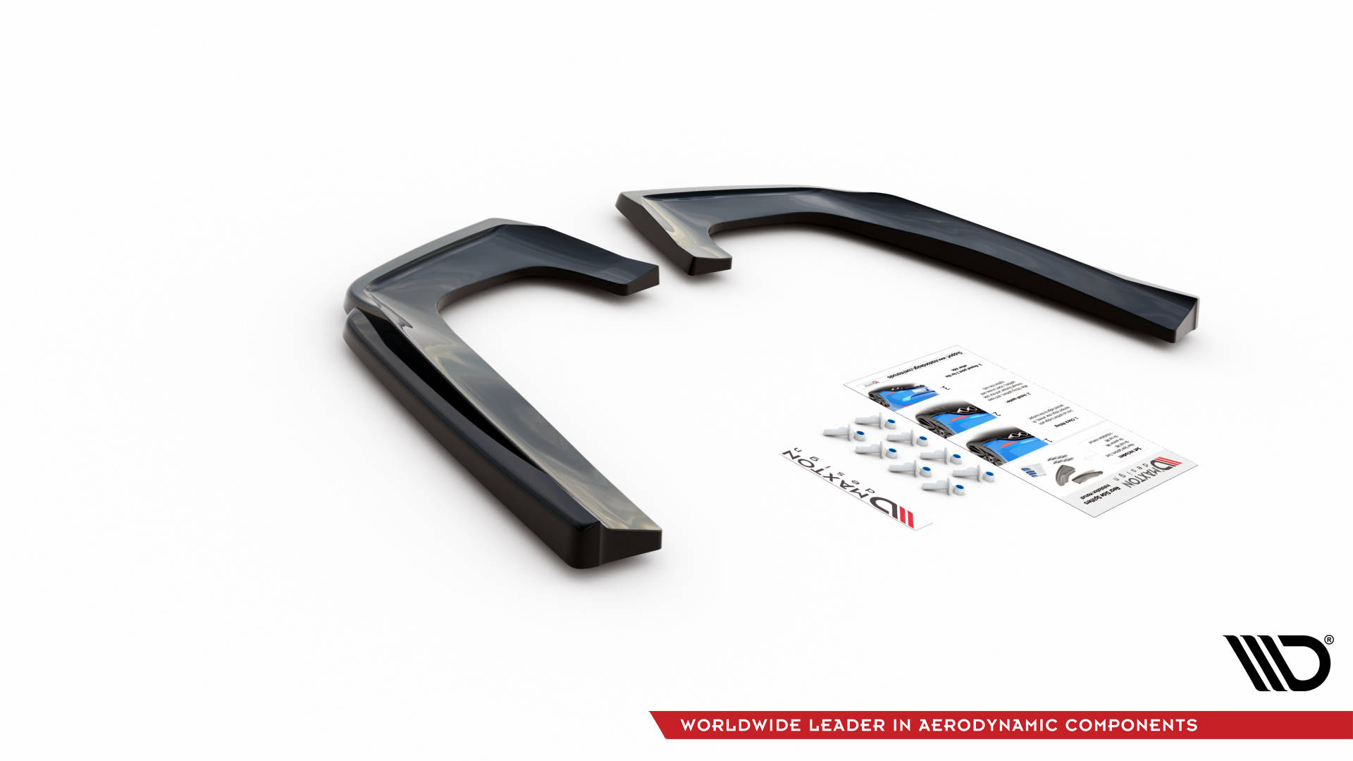 Rear Side Splitters V.1 Mercedes GLE Coupe 63AMG C292 (2015-2019) - 6