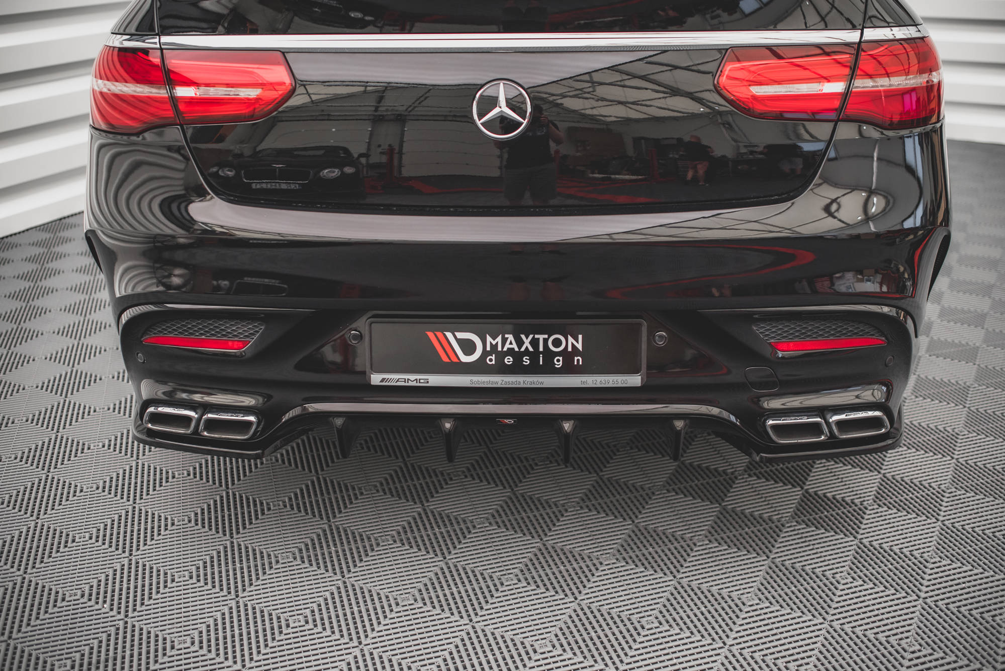 Rear Side Splitters V.1 Mercedes GLE Coupe 63AMG C292 (2015-2019) - 4