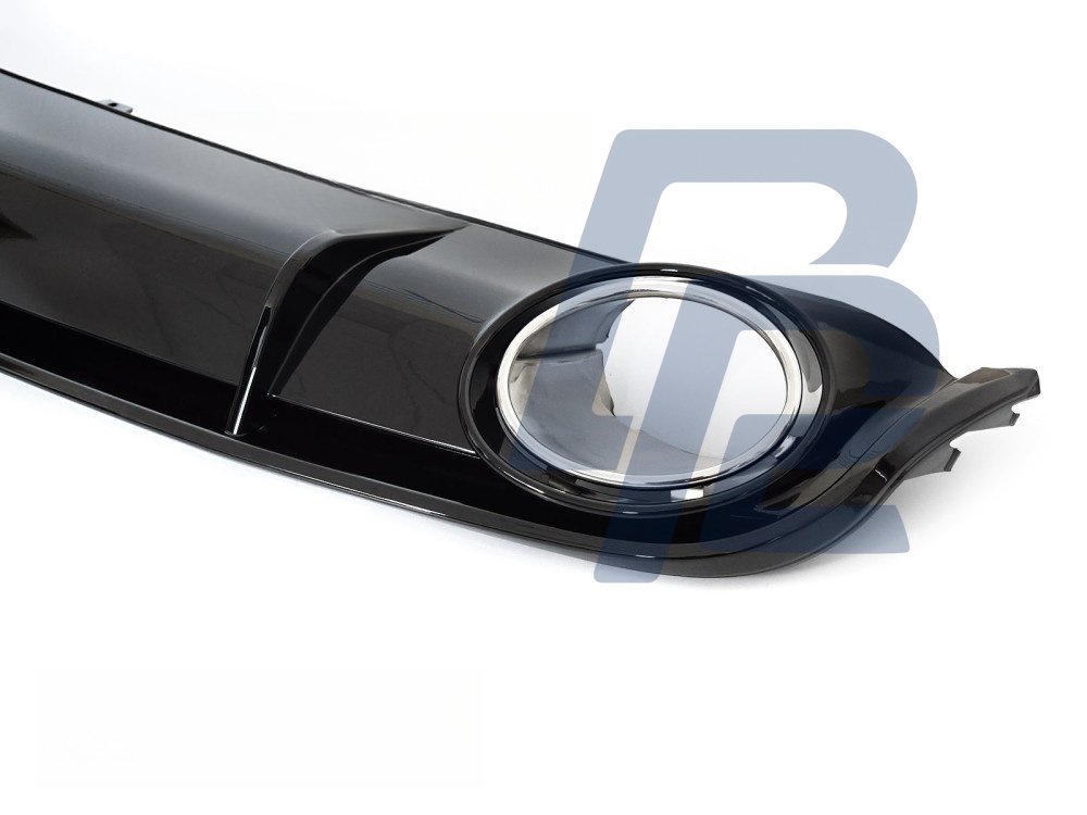 Diffuser Single Outlet Gloss Black Sport Style for Audi A4 B8 2008–2011 - 2