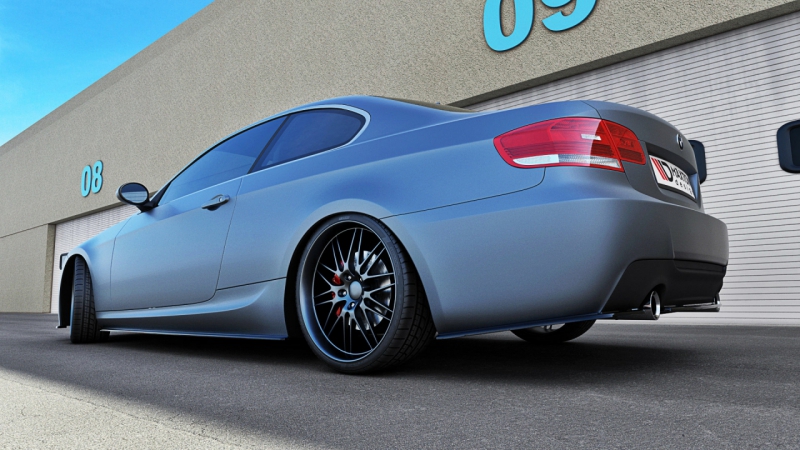 REAR SIDE SPLITTERS BMW 3 E92 MPACK