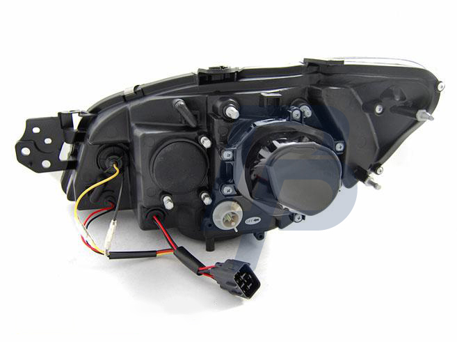 HEADLIGHTS SUBARU IMPREZA II GD 06-07 TUBE LIGHT BLACK - 3