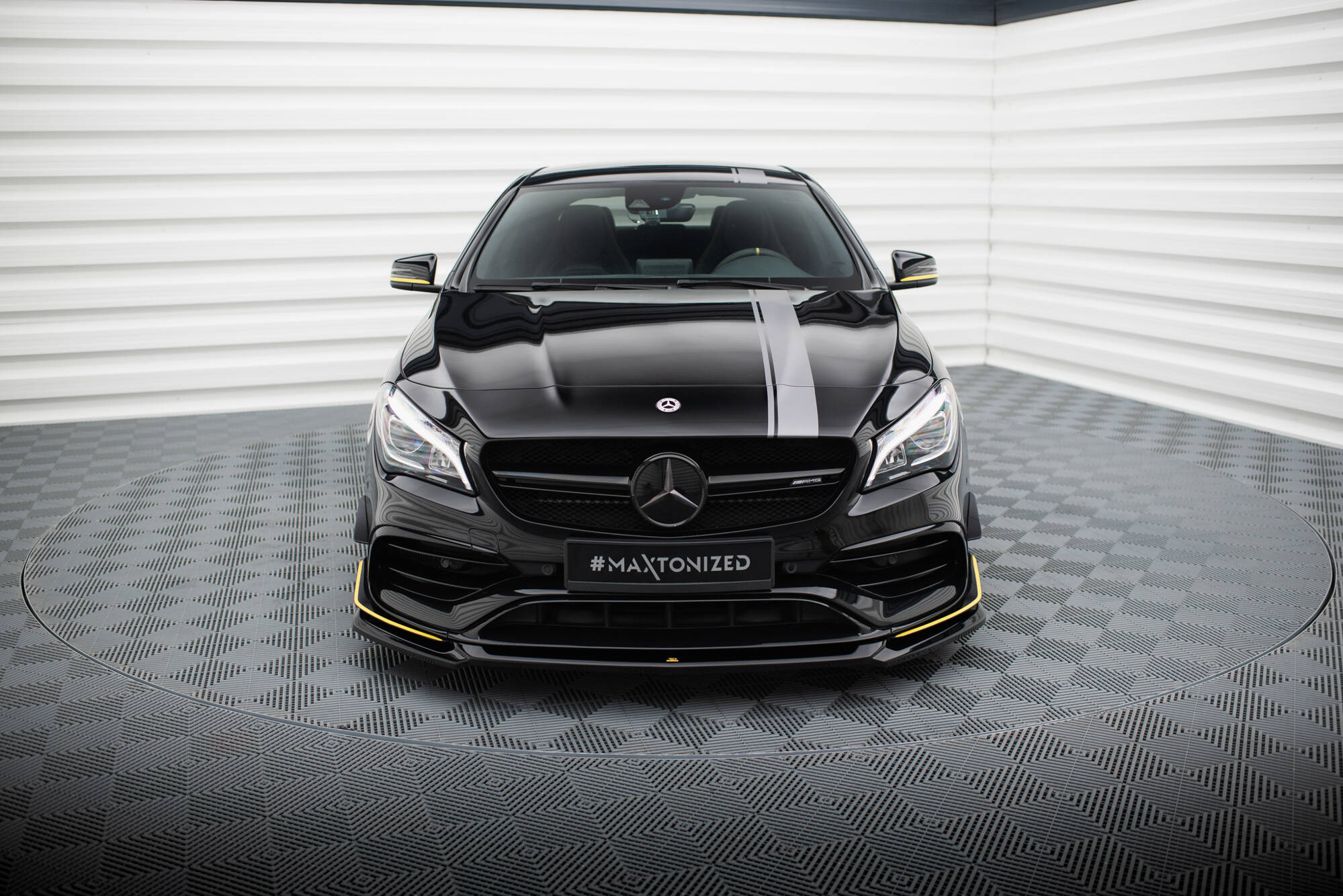 Front Splitter V.4 Mercedes-AMG CLA 45 Aero C117 Facelift - 3