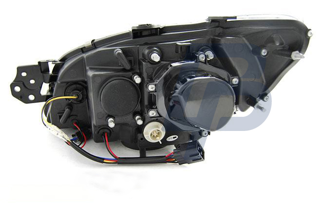 HEADLIGHTS SUBARU IMPREZA II GD 06-07 TUBE LIGHT BLACK HID - 3