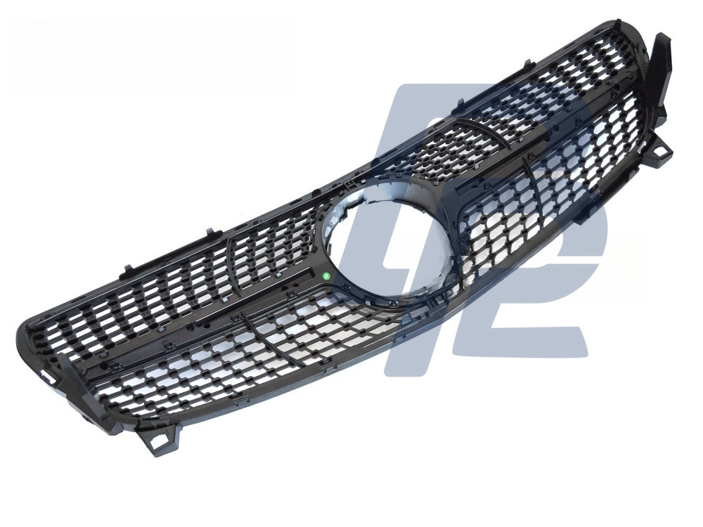 Grille Diamond Silver Chrome for Mercedes W176 2015–2018 - 3