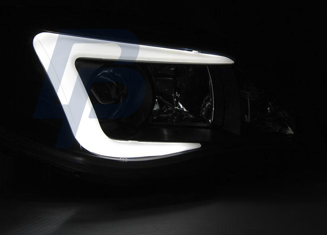 HEADLIGHTS SUBARU IMPREZA III GH 07-12 TUBE BLACK HID - 2